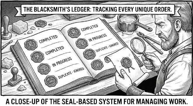 The blacksmith's ledger of unique seals