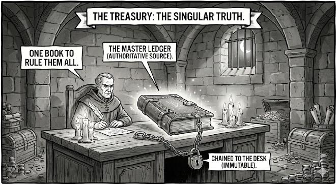 The High Treasurer and the singular Great Ledger