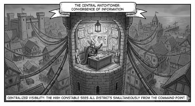 The central watchtower aggregating all logs